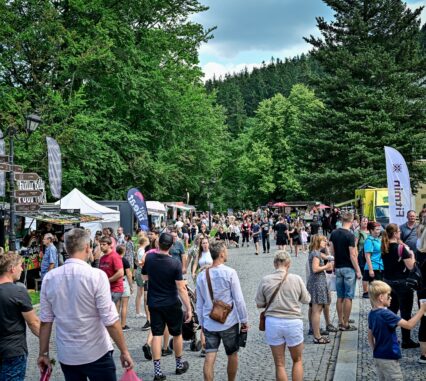 Tisíce lidí dorazily do Karlovy Studánky za dobrým jídlem.